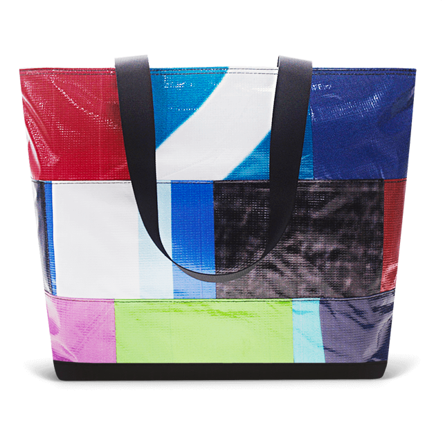 Patchwork Zippered Blake Tote