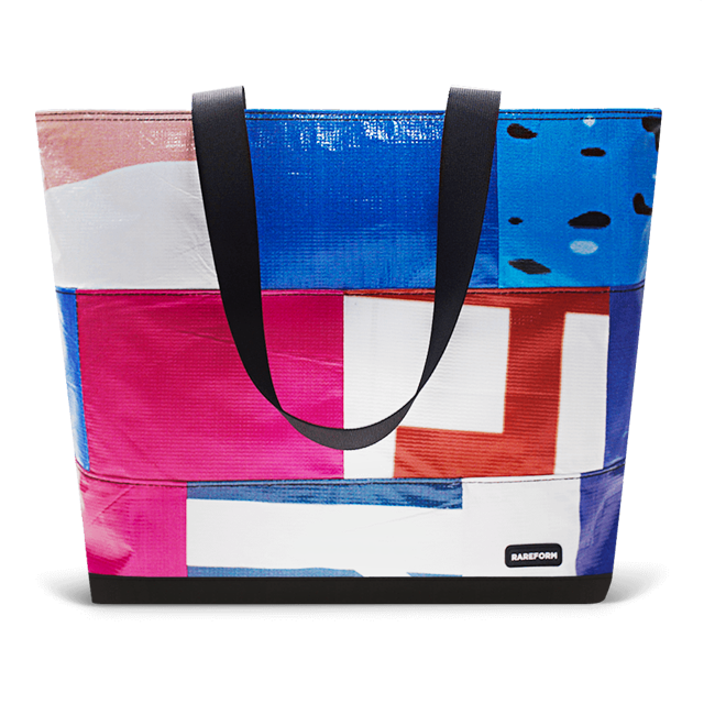 Patchwork Zippered Blake Tote