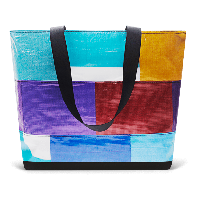 Patchwork Zippered Blake Tote