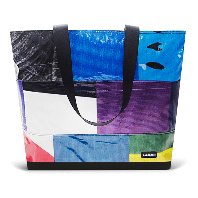 Patchwork Zippered Blake Tote