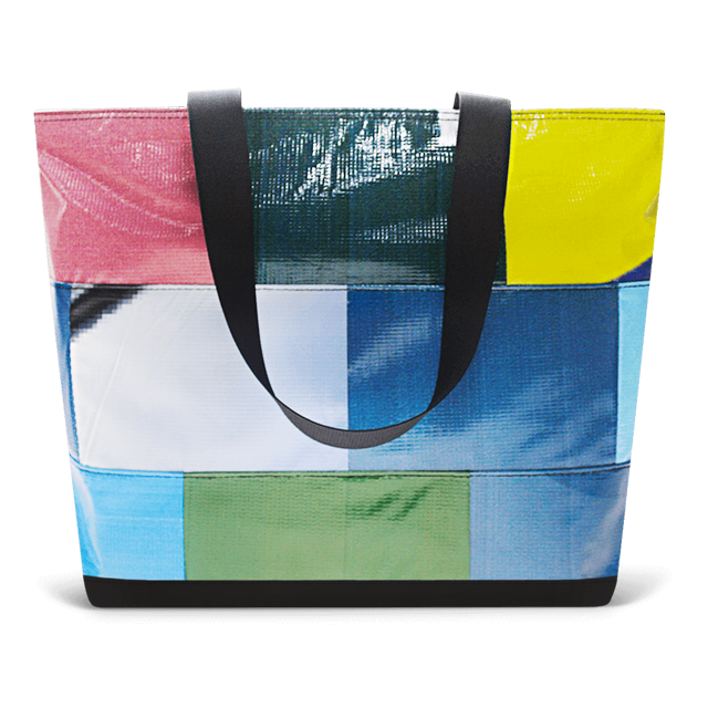 Patchwork Zippered Blake Tote