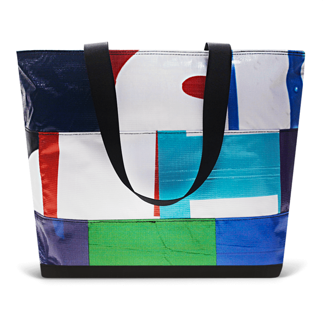 Patchwork Zippered Blake Tote