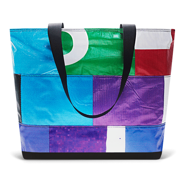 Patchwork Zippered Blake Tote