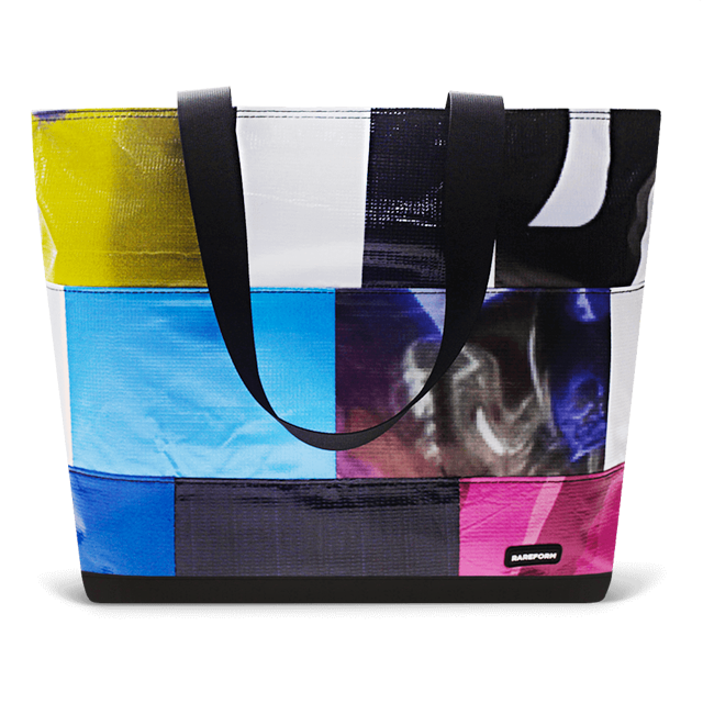 Patchwork Zippered Blake Tote