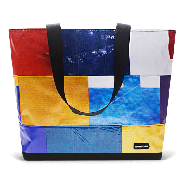 Patchwork Zippered Blake Tote