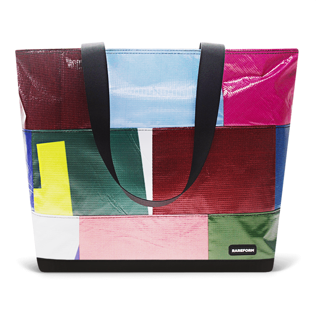 Patchwork Zippered Blake Tote