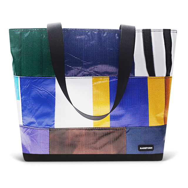 Patchwork Zippered Blake Tote