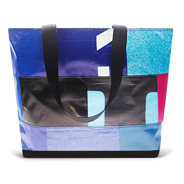 Patchwork Zippered Blake Tote