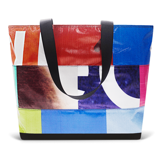 Patchwork Zippered Blake Tote