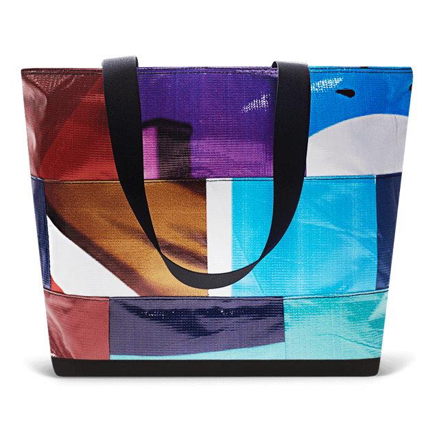 Patchwork Zippered Blake Tote