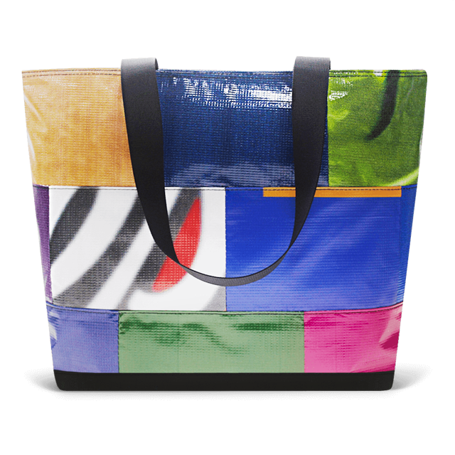 Patchwork Zippered Blake Tote