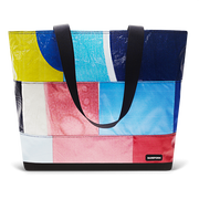 Patchwork Zippered Blake Tote