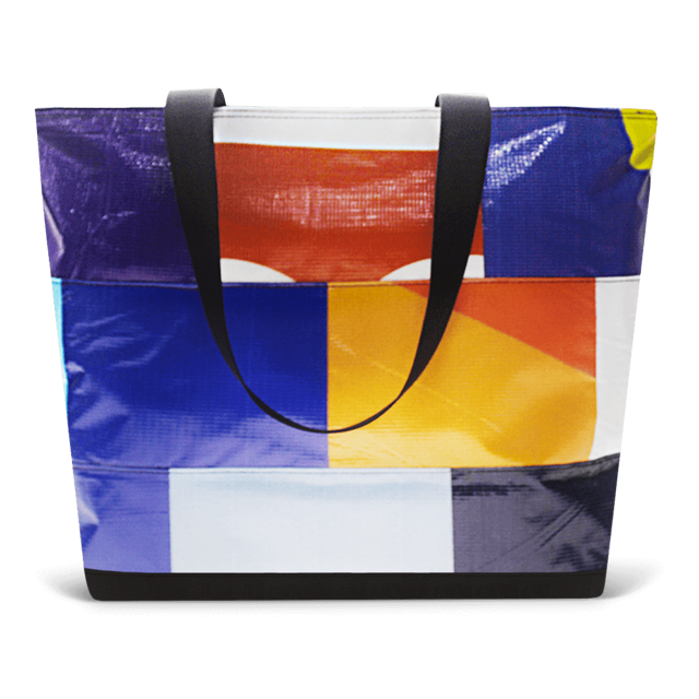 Patchwork Zippered Blake Tote