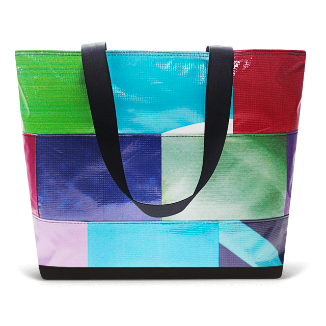 Patchwork Zippered Blake Tote