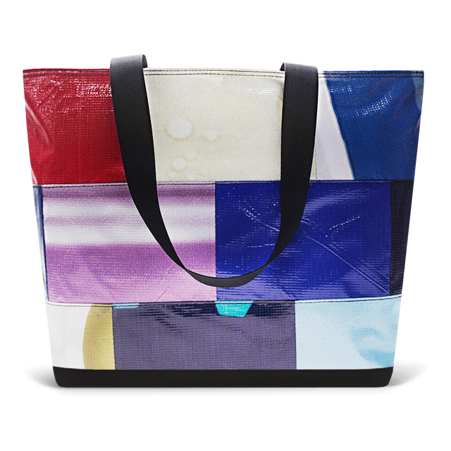 Patchwork Zippered Blake Tote