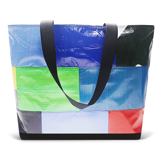 Patchwork Zippered Blake Tote