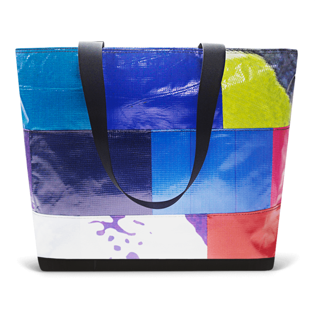 Patchwork Zippered Blake Tote