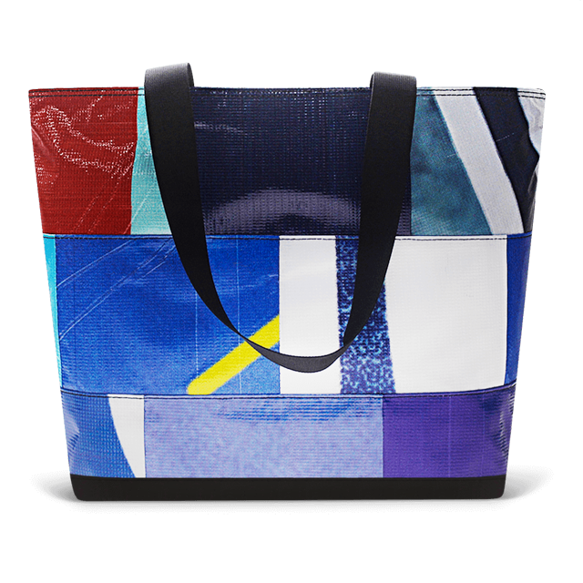 Patchwork Zippered Blake Tote