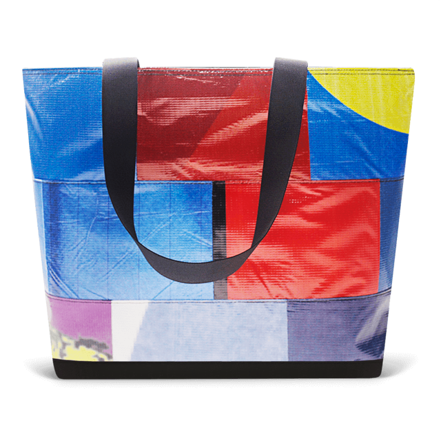 Patchwork Zippered Blake Tote