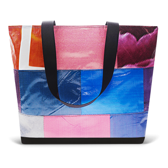 Patchwork Zippered Blake Tote
