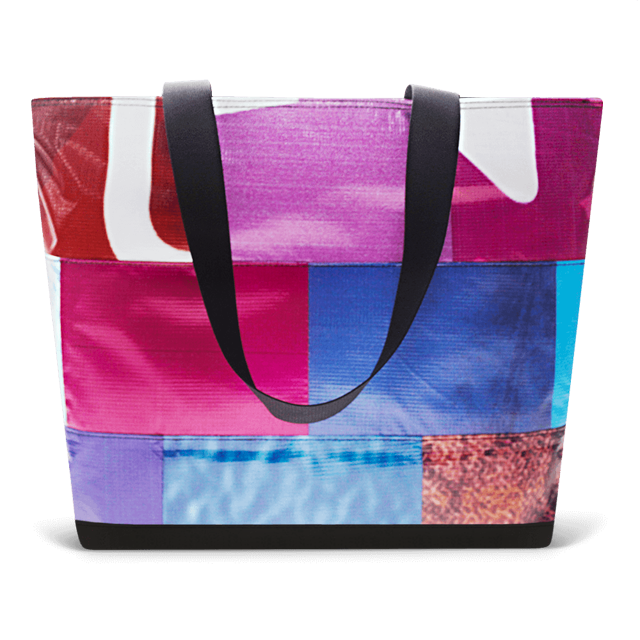 Patchwork Zippered Blake Tote