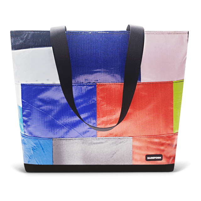 Patchwork Zippered Blake Tote