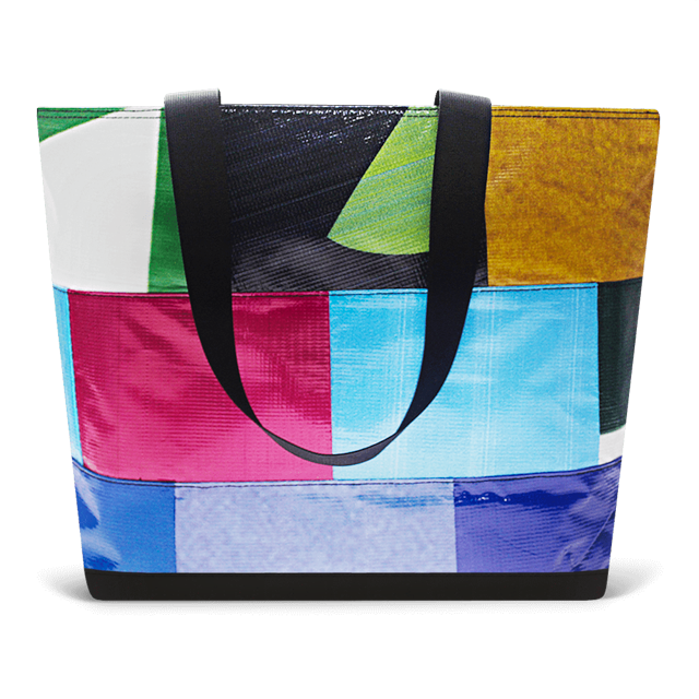 Patchwork Zippered Blake Tote