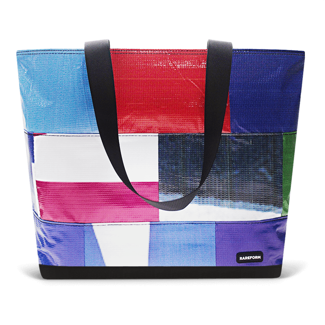 Patchwork Zippered Blake Tote