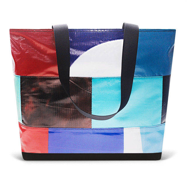 Patchwork Zippered Blake Tote