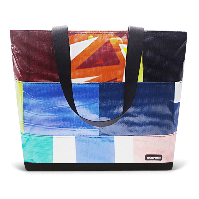 Patchwork Zippered Blake Tote