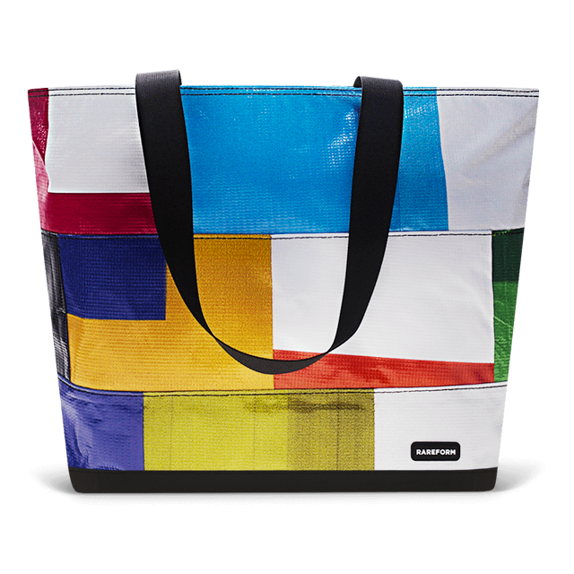 Patchwork Zippered Blake Tote