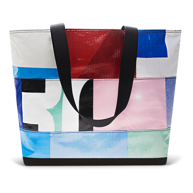 Patchwork Zippered Blake Tote