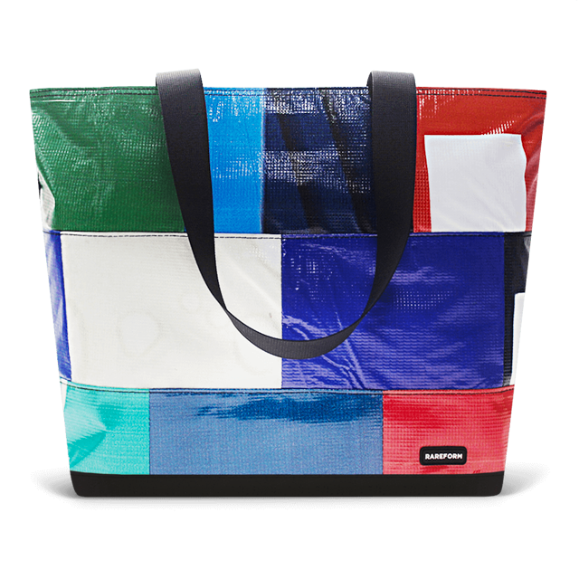 Patchwork Zippered Blake Tote