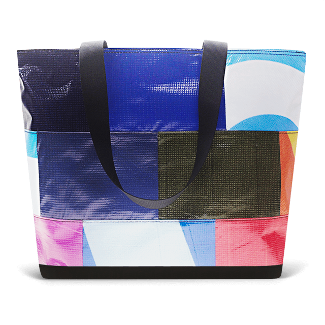 Patchwork Zippered Blake Tote