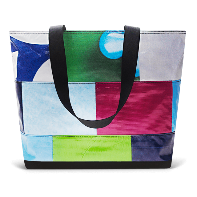 Patchwork Zippered Blake Tote