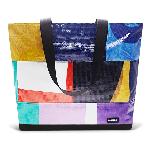 Patchwork Zippered Blake Tote