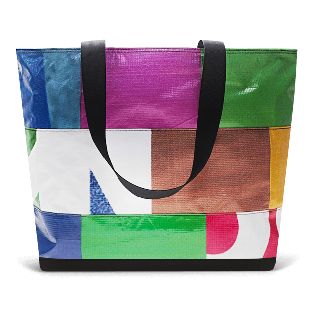 Patchwork Zippered Blake Tote