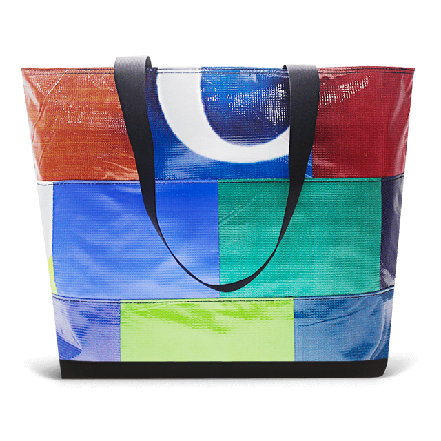Patchwork Zippered Blake Tote