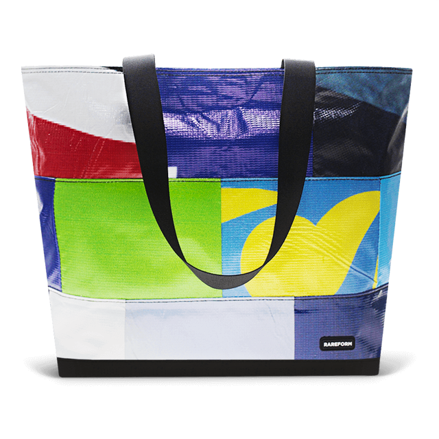 Patchwork Zippered Blake Tote