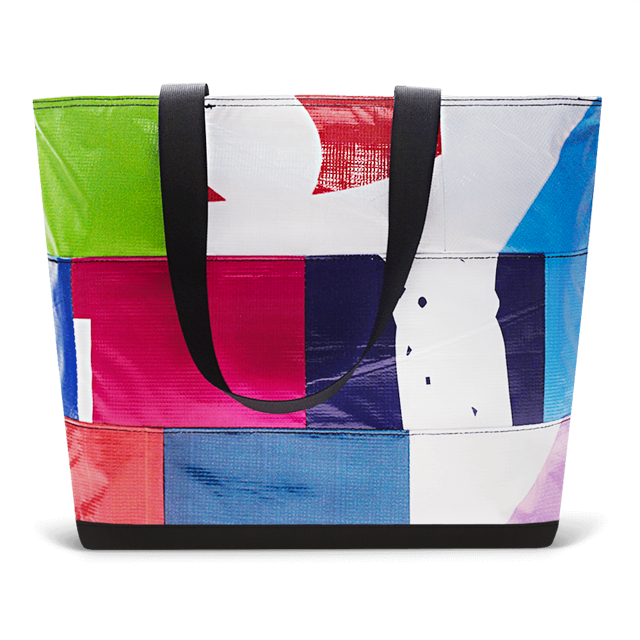 Patchwork Zippered Blake Tote