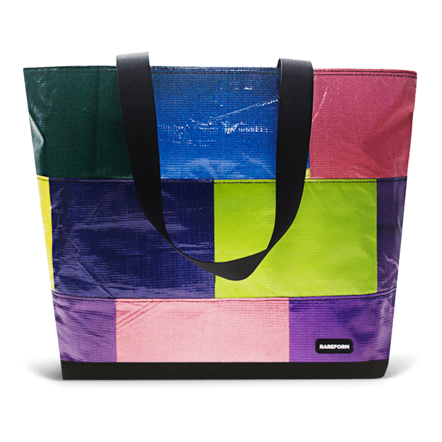 Patchwork Zippered Blake Tote