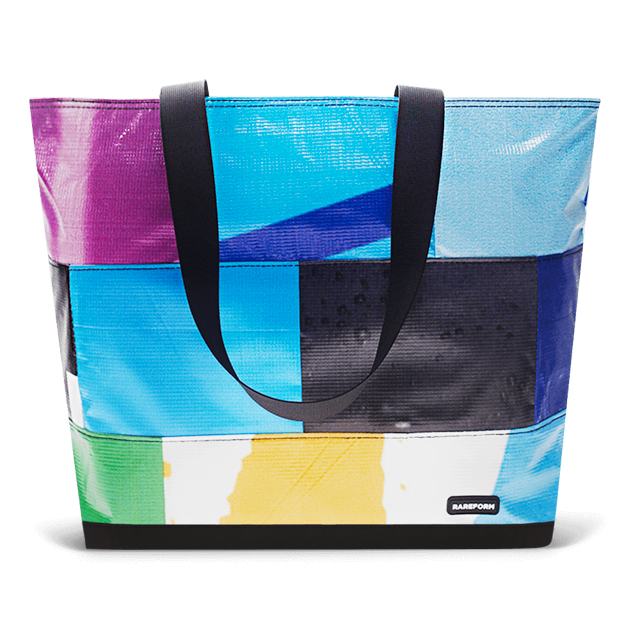 Patchwork Zippered Blake Tote