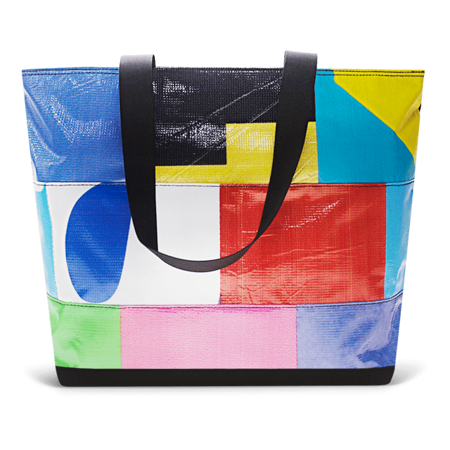 Patchwork Zippered Blake Tote