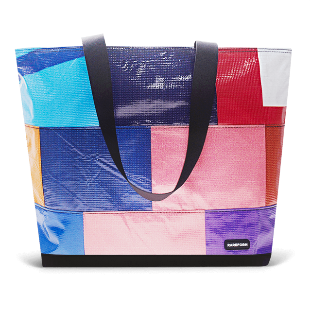 Patchwork Zippered Blake Tote