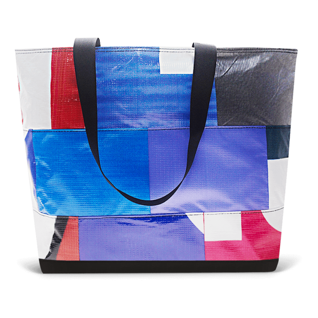 Patchwork Zippered Blake Tote