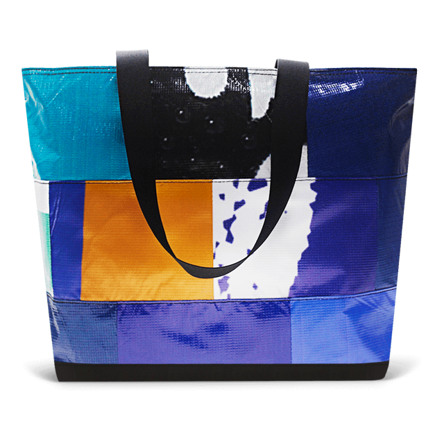 Patchwork Zippered Blake Tote