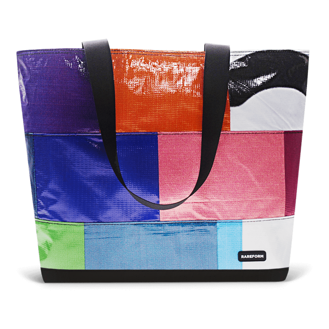 Patchwork Zippered Blake Tote