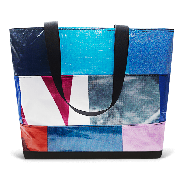 Patchwork Zippered Blake Tote