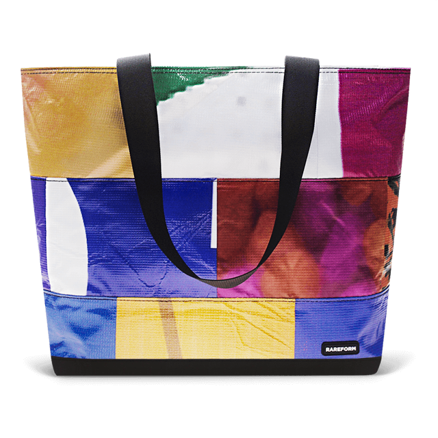 Patchwork Zippered Blake Tote