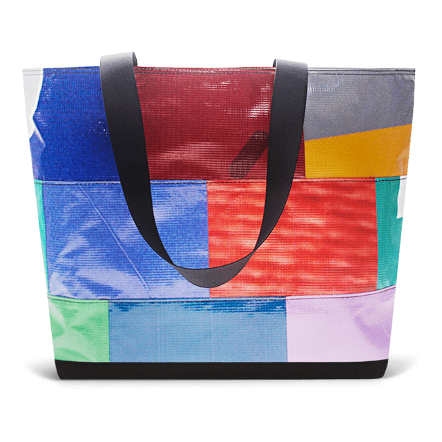 Patchwork Zippered Blake Tote